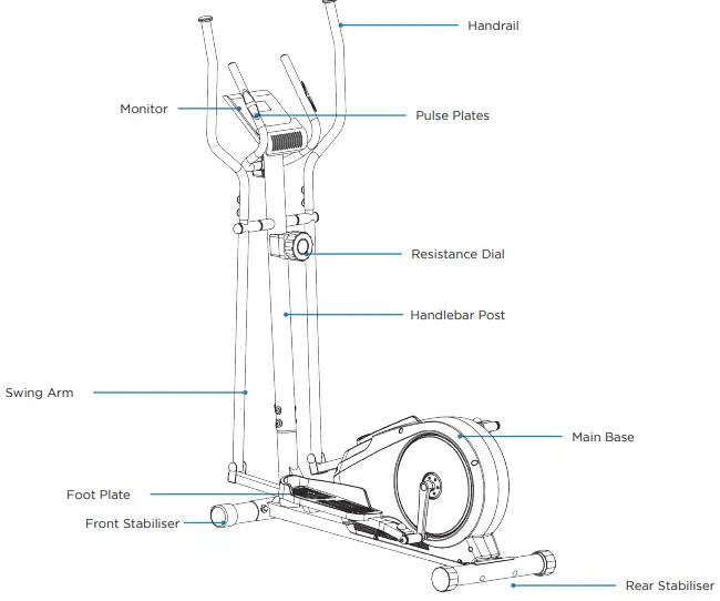 JLL-Fitness-CT300-Cross-Trainer-FIG-3