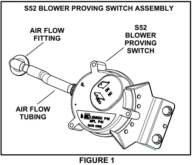 LENNOX LCH036 150 Blower Proving Switch Kit -