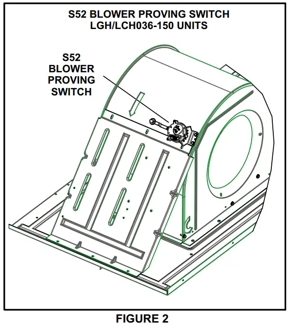 LENNOX LCH036 150 Blower Proving Switch Kit - 1