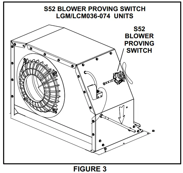 LENNOX LCH036 150 Blower Proving Switch Kit - 2