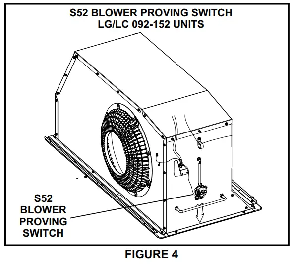 LENNOX LCH036 150 Blower Proving Switch Kit - 3