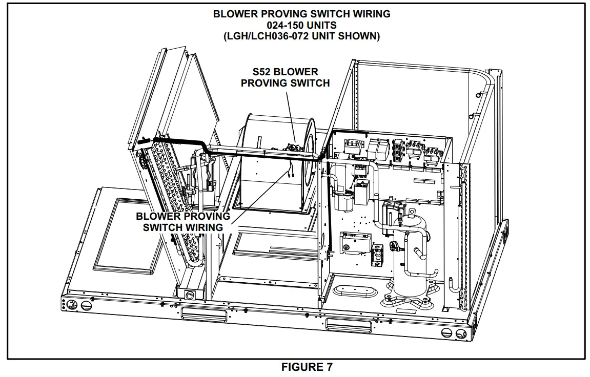 LENNOX LCH036 150 Blower Proving Switch Kit - 6