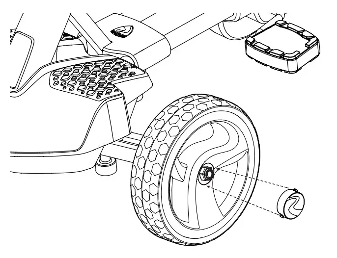ROLLPLAY W409 R WH FLEX Kart XL Pedal Ride On Vehicle - Fig 5