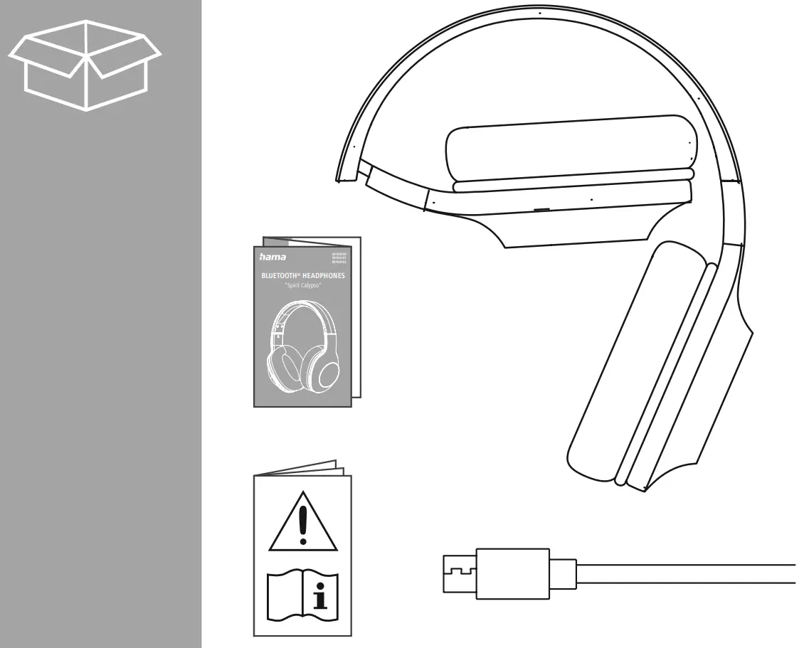 00184101 Spirit Calypso Bluetooth Headphones Package Content