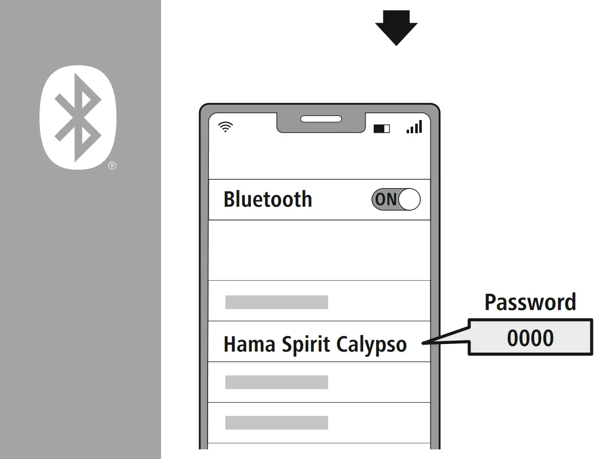 00184101 Spirit Calypso Bluetooth Headphones Use illustration