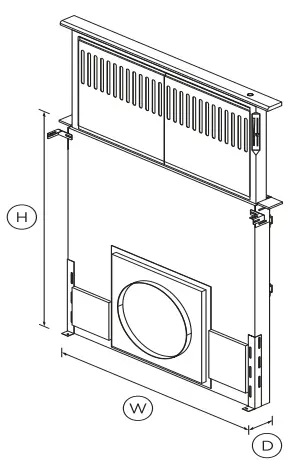 FISHER PAYKEL HD30 30 Inch Telescopic Downdraft Range Hood 1