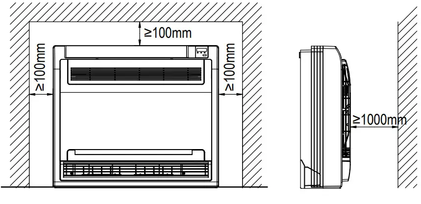 Carrier Console Type Air Conditioner - operated