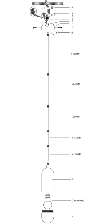 Lucci decor 011868 Capsule 1 Light Pendant FIG 10