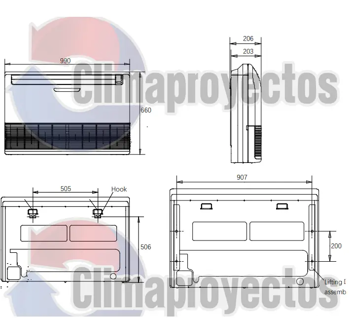 Midea-MDV-D24DL-VRF-Atom-Indoor-Unit-User-FIG-2