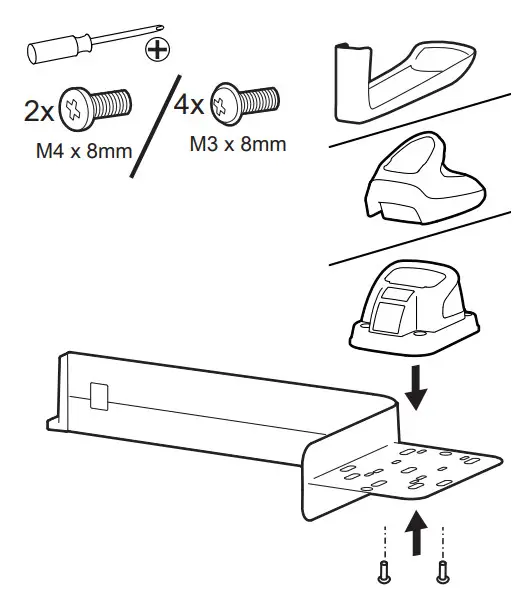 ergotron 98-549-251 CareFit Combo Wireless Scanner Bracket - figure 4