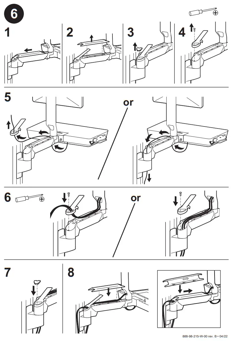 ergotron 98-549-251 CareFit Combo Wireless Scanner Bracket - figure 8