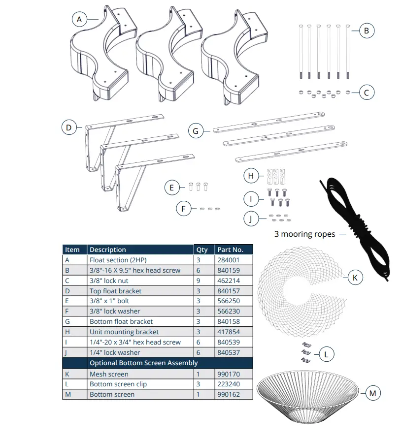 Kasco-8400A-AERATOR-Surface-Aerator-50ft-Cord-2