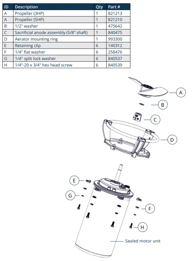 Kasco-8400A-AERATOR-Surface-Aerator-50ft-Cord-21