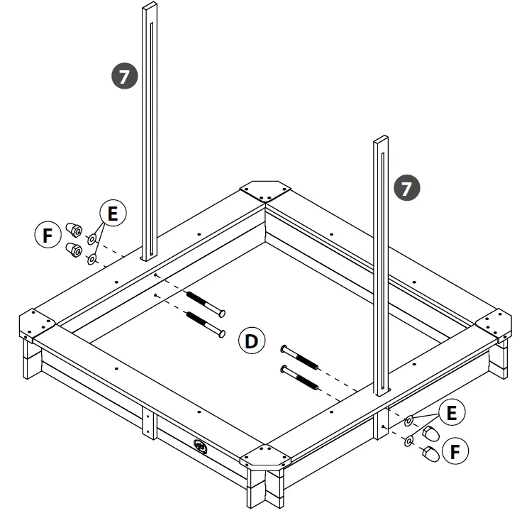 axi LILY Sandbox with Canopy 07