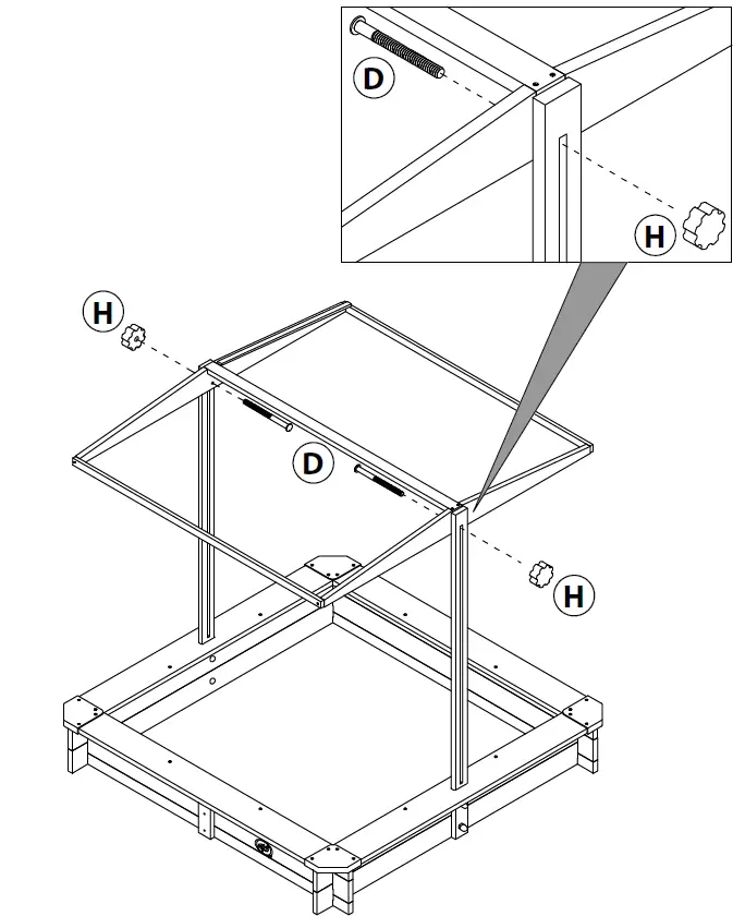 axi LILY Sandbox with Canopy 09