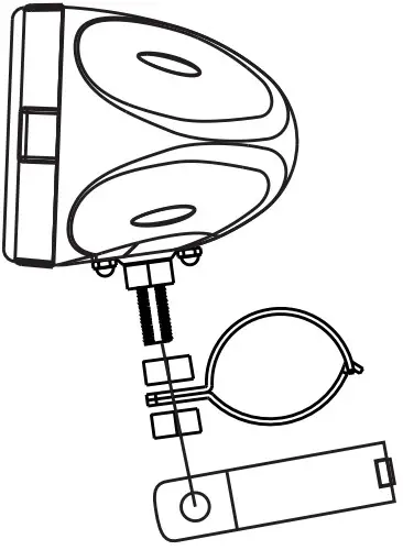 BOSS MCBK470B Bluetooth Weather Rated Speaker - mounting