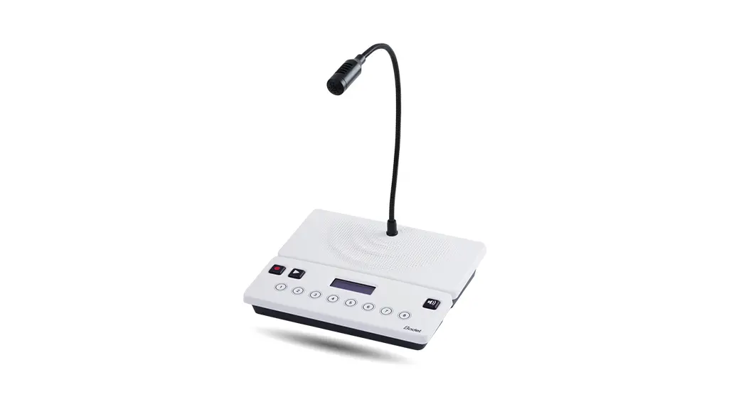 Bodet Multizone Harmonys Microphone Instruction Manual