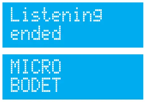 Bodet Multizone Harmonys Microphone - local listening