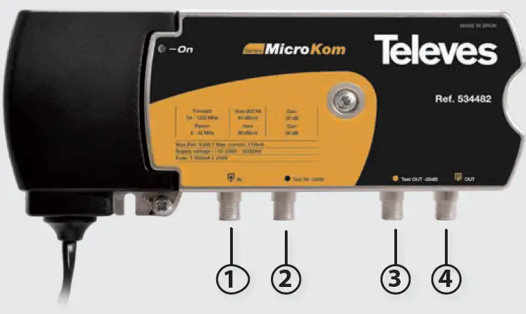 Televes 534483 CATV Indoor Amplifiers-6