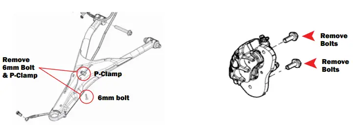 BRAKE CALIPER & BRAKE LINES