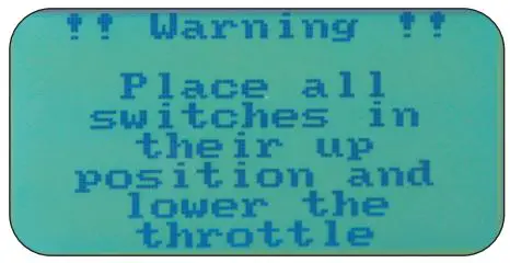 JAMARA FCX6 Pro Tel Transmitter Instructions - Warning