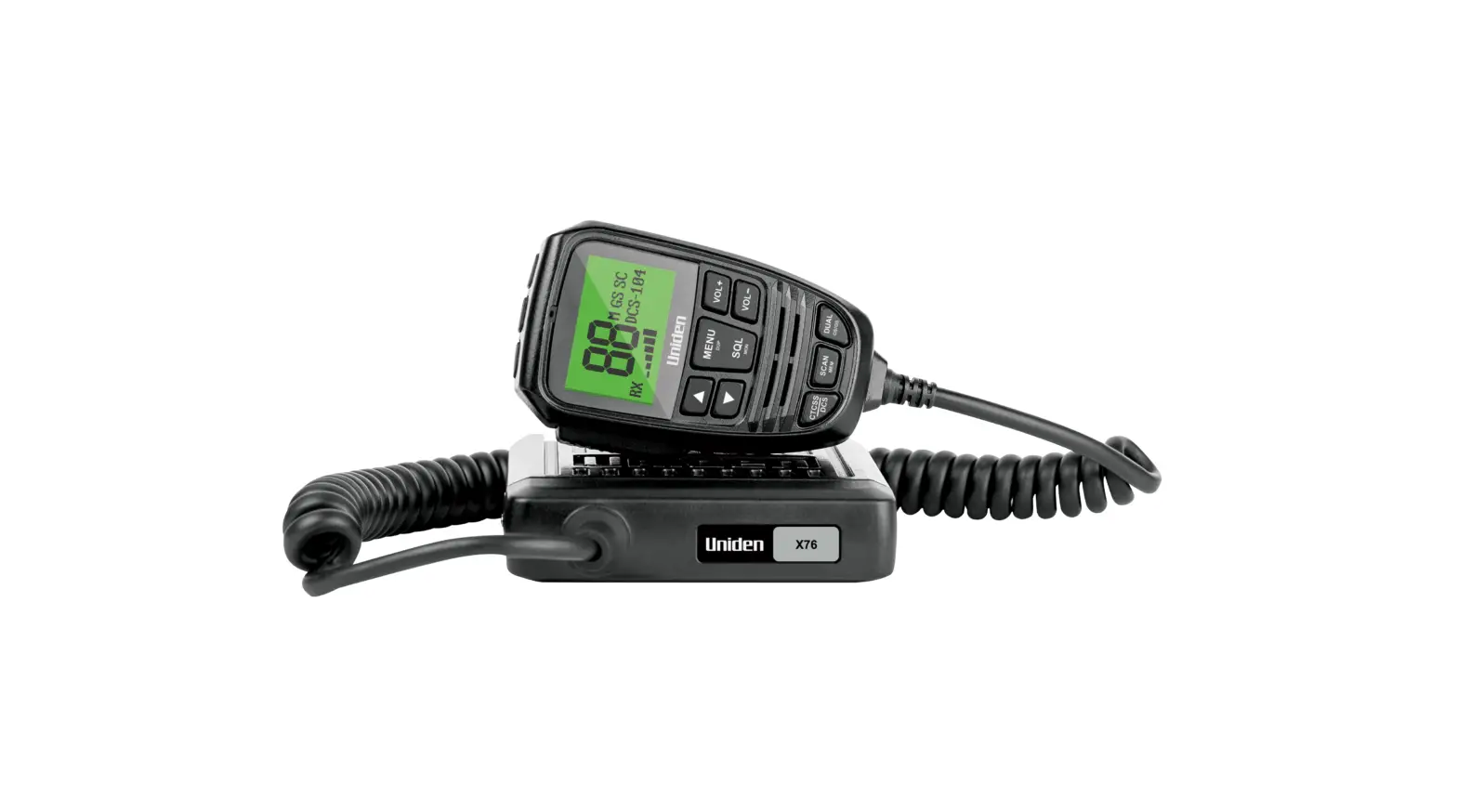 Uniden X76 Remote Speaker Mic Uhf Cb Transceiver Owner's Manual