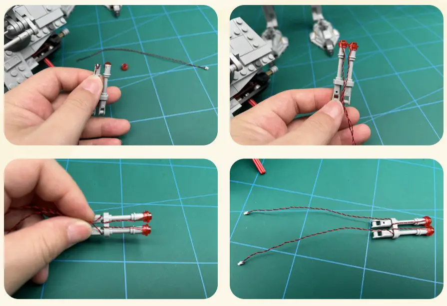 GAME OF BRICKS Light Kit for Hoth AT-ST 75322 - Figure 2