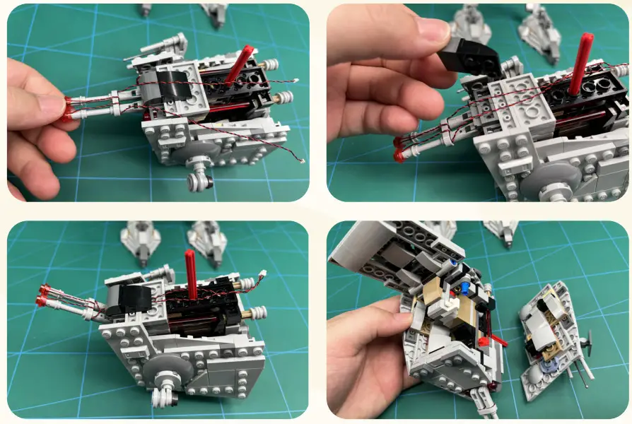 GAME OF BRICKS Light Kit for Hoth AT-ST 75322 - Figure 3