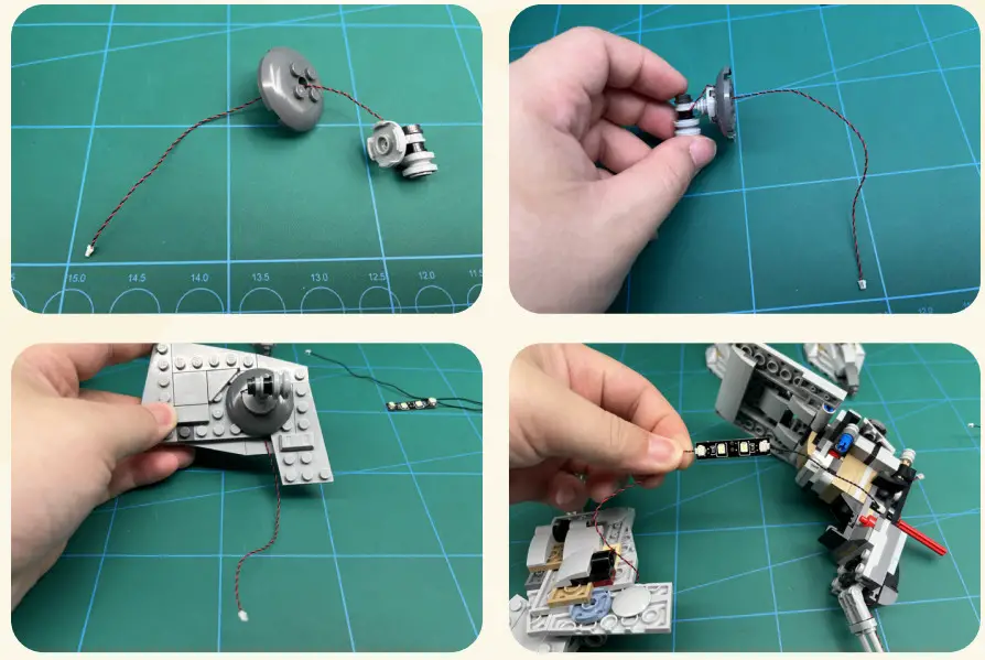 GAME OF BRICKS Light Kit for Hoth AT-ST 75322 - Figure 6