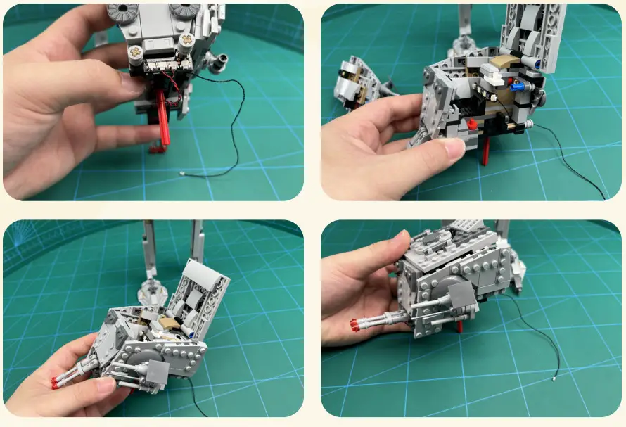 GAME OF BRICKS Light Kit for Hoth AT-ST 75322 - Figure 8