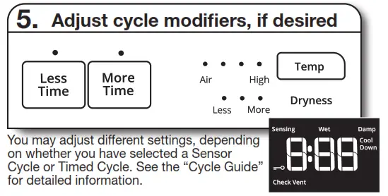 AMANA YNED5800HW0 Electronic Dryer - fig15