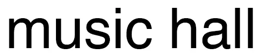 music hall logo