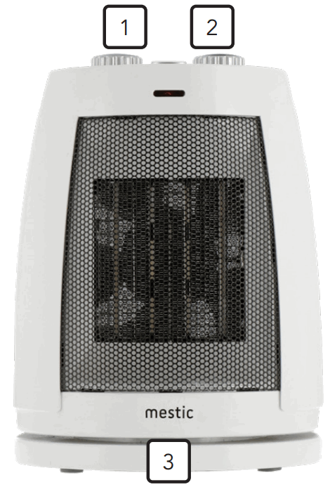 mestic MKK 150 Ceramic Heater - Features