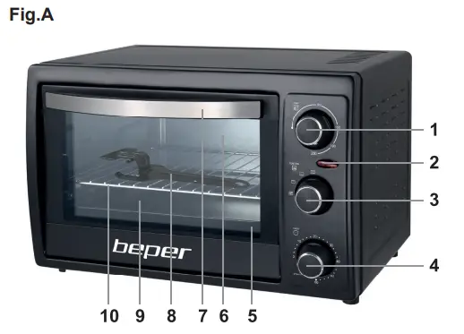 beper-90.883-Electric-Oven-fig-1