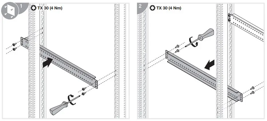 hager UZ13LA1 Support Rail Instruction Manual - How to use