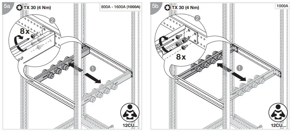 hager UZ13LA1 Support Rail Instruction Manual - How to use