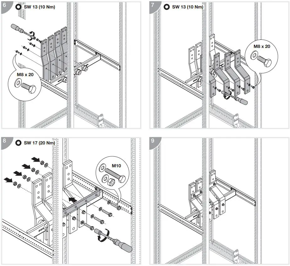 hager UZ13LA1 Support Rail Instruction Manual - How to use