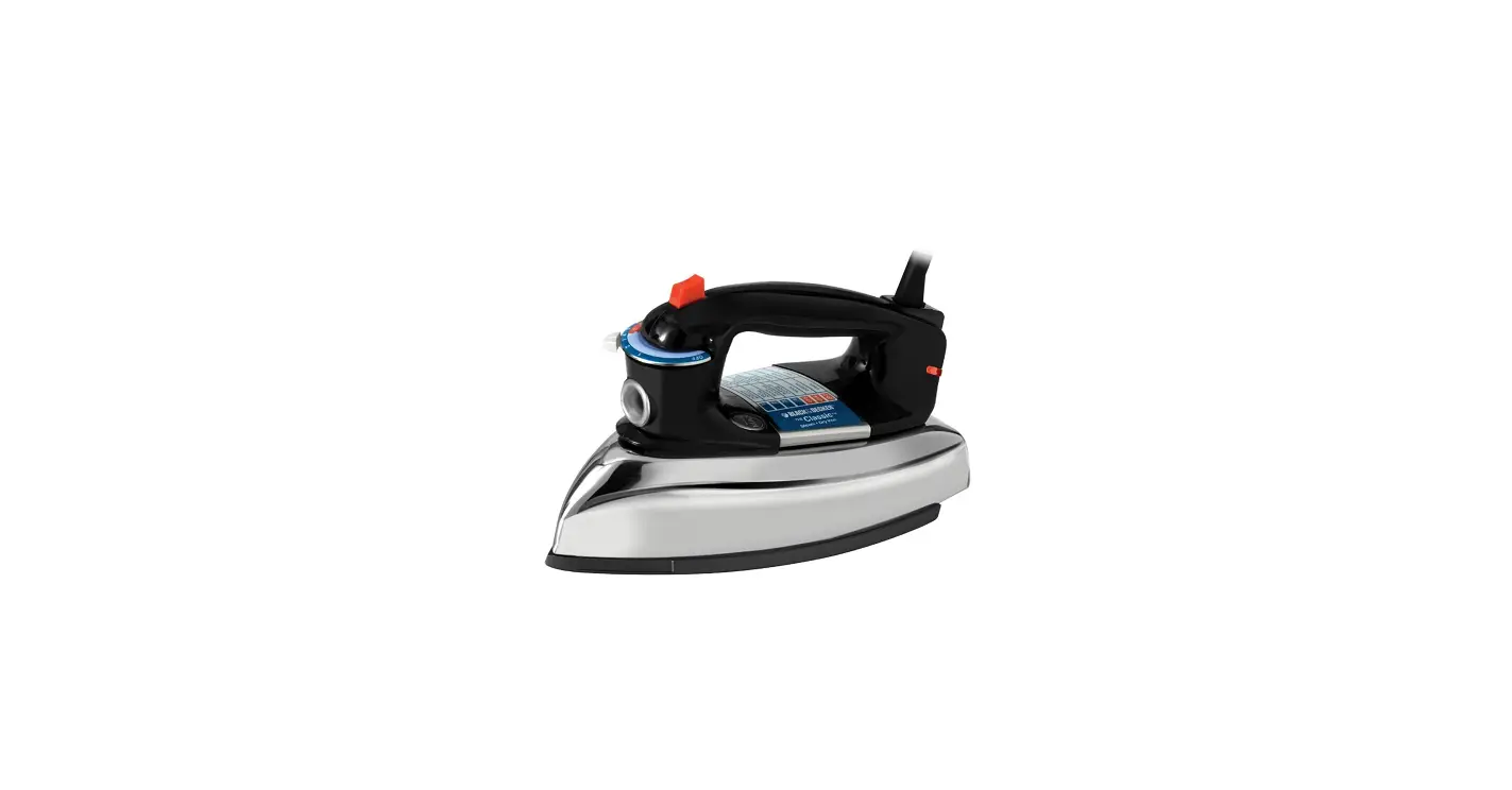 Black&decker F67e Classic Steam Iron User Guide Black&decker F67e Classic Steam Iron User Guide
