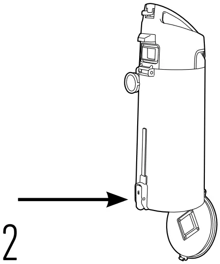 Emptying the dirt cup