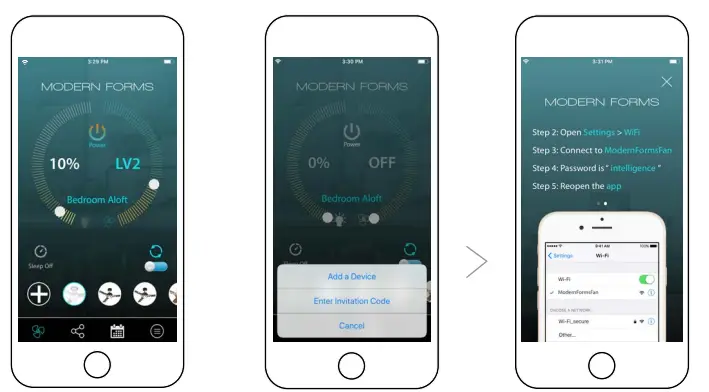 Modern Forms FR-W1803-44L-MW Axis Smart Ceiling Fan 6