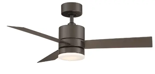 Modern Forms FR-W1803-44L-MW Axis Smart Ceiling Fan