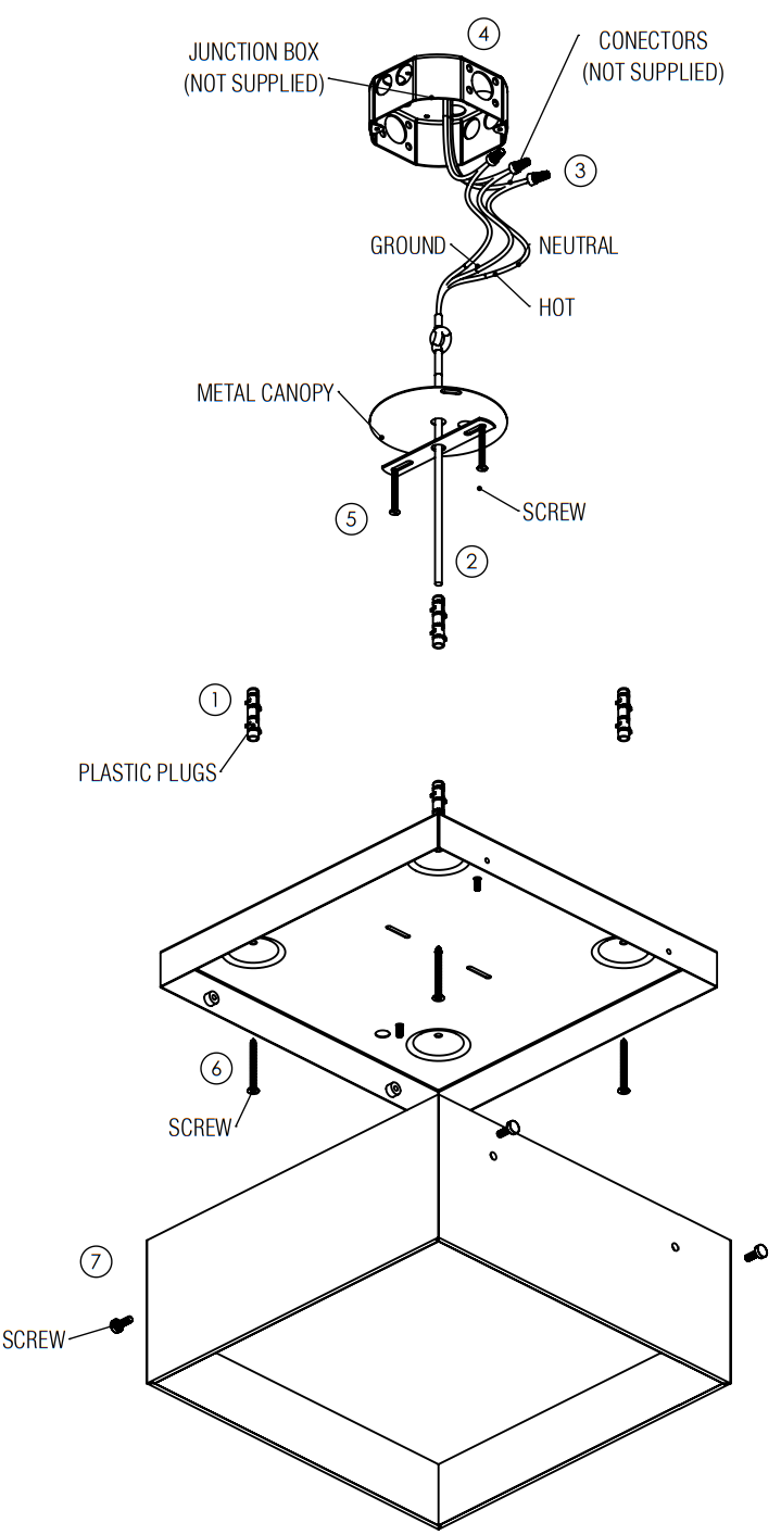 ACCORD 495 LED-UL Ceiling Lamp -