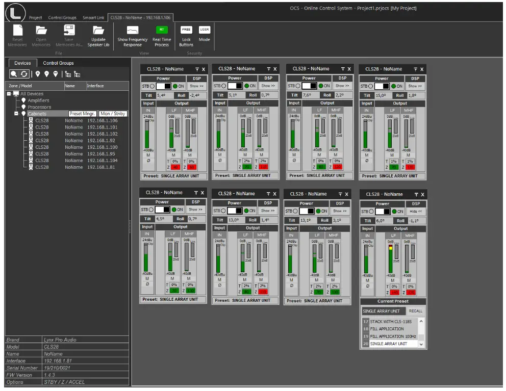 LYNX GXR 215 Powered Multipurpose Cabinet - FIG5