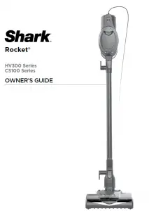 Shark Rocket HV300/CS100 Series Ultra-Light Corded Stick Vacuum User Manual
