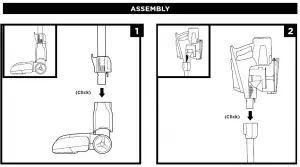 Shark Rocket HV300/CS100 Series Ultra-Light Corded Stick Vacuum User Manual