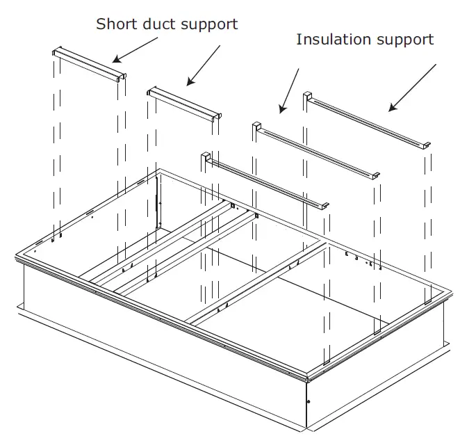 TRANE FIACURB402, FIACURB802 Roof Curb Precedent Packaged Rooftop Units 3