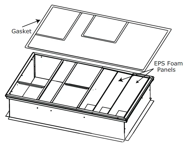 TRANE FIACURB402, FIACURB802 Roof Curb Precedent Packaged Rooftop Units 5