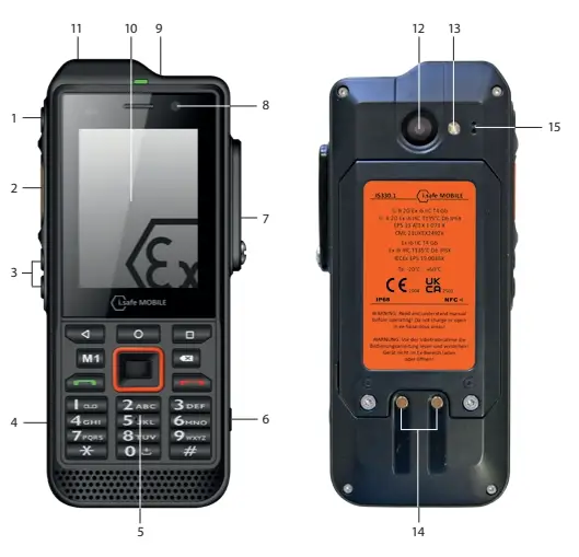 i Safe MOBILE IS330.1 M33A01 Rugged Smartphone 1