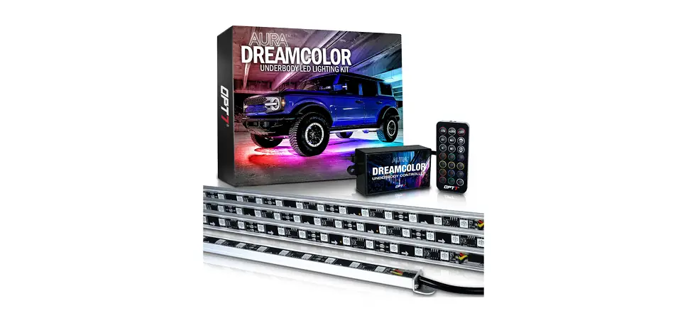 Opt7 Aura Dreamcolor Underglow Led Aluminum- Chasing Lighting Kit Installation Guide Opt7 Aura Dreamcolor Underglow Led Aluminum- Chasing Lighting Kit Installation Guide