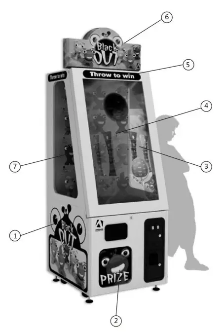 BlackOUT BO 46 1000 Arcade Game - Blackout Manual